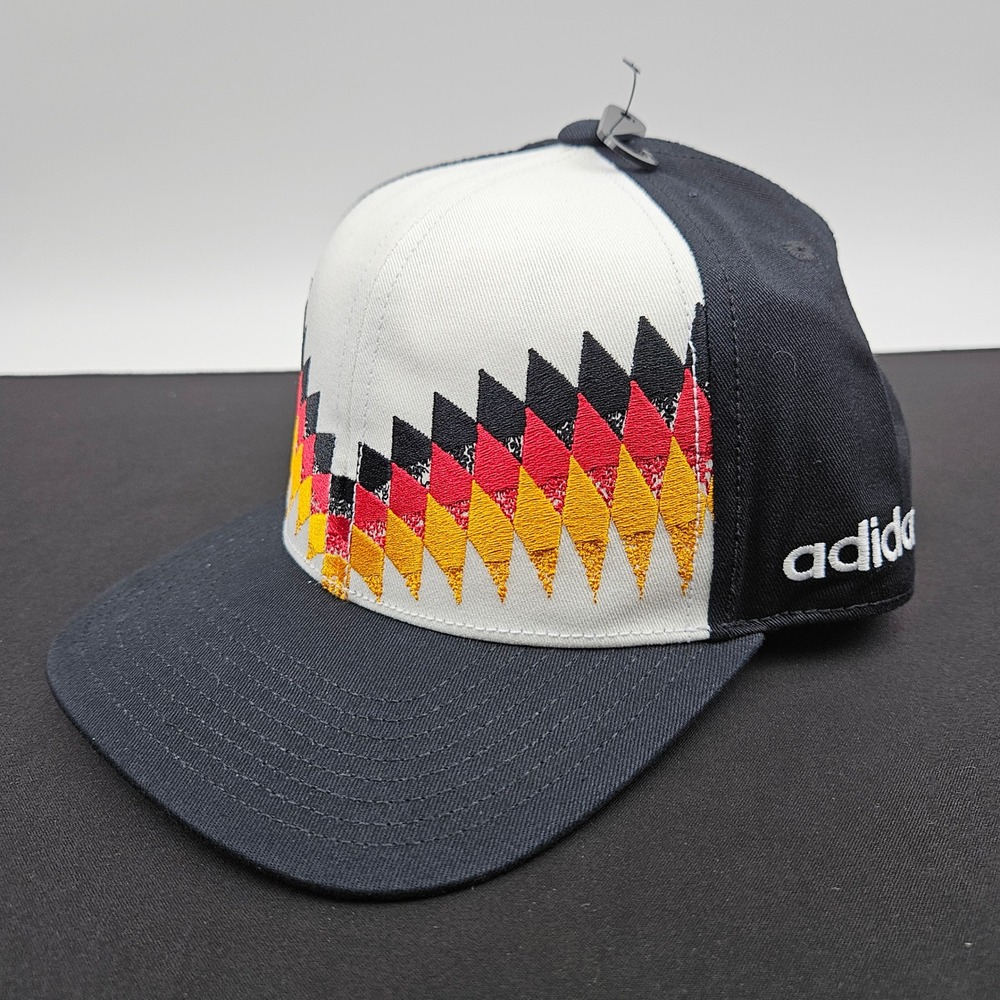 Adidas DFB SB Cap Germany National Team Snapback Hat Black White KE6702 OSFM New